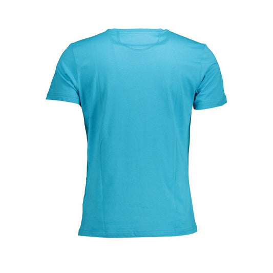 La Martina Blue Cotton T-Shirt
