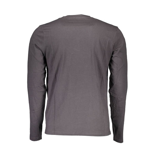 North Sails Brown Cotton Men T-Shirt