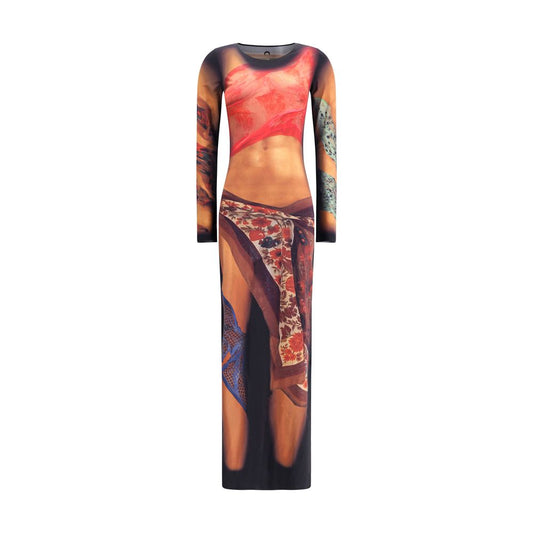 Marine Serre Statue long Dress