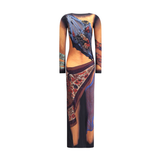 Marine Serre Statue long Dress