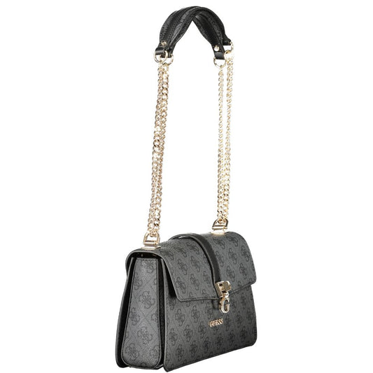 Guess Jeans Gray Polyethylene Women Handbag
