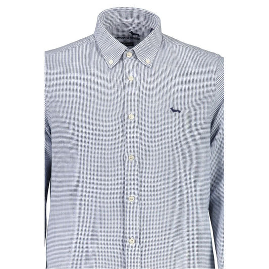 Harmont & Blaine Blue Cotton Men Shirt