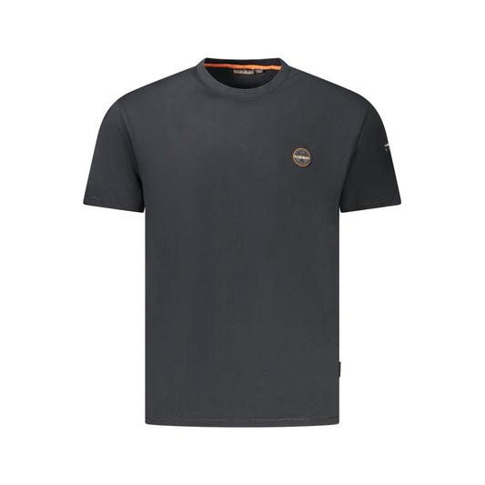 Napapijri Black Cotton Men T-Shirt