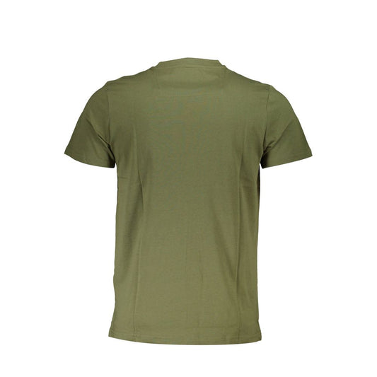Cavalli Class Green Cotton Men T-Shirt
