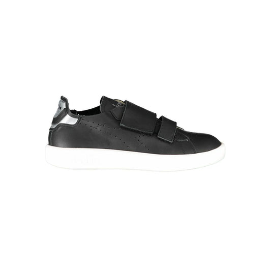 Diadora Black Leather Men Sneaker