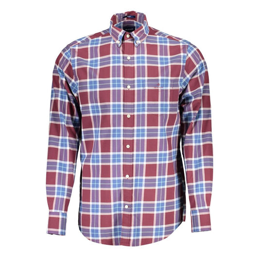 Gant Purple Cotton Men Shirt
