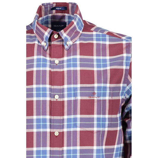 Gant Purple Cotton Men Shirt