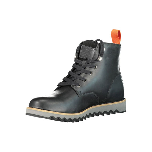 Levi's Black Leather Men Boot
