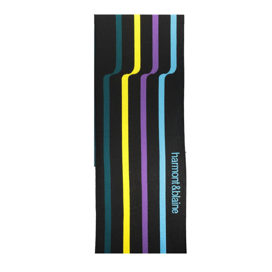 Harmont & Blaine Black Wool Men Scarf