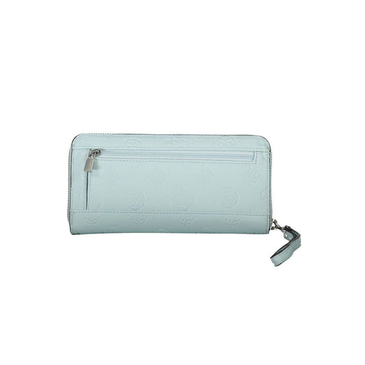 Guess Jeans Blue Polyethylene Wallet