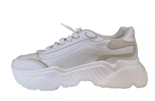 Dolce & Gabbana White Daymaster Low Top Mens Sneakers Shoes