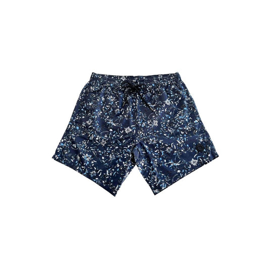 Trussardi Beachwear Blue Polyester Swimwear