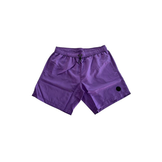 Trussardi Beachwear Purple Polyester Swimwear