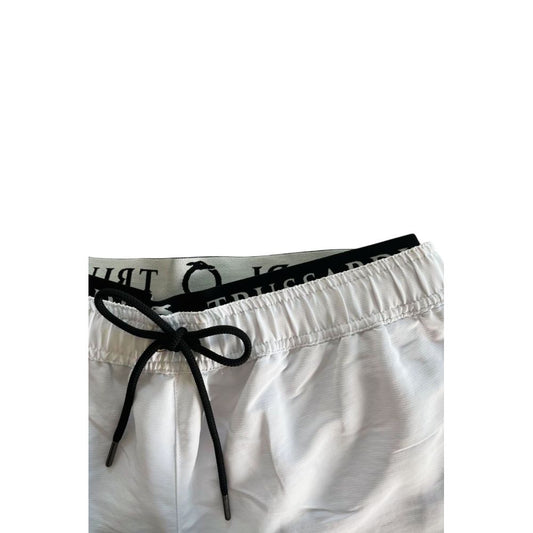 Trussardi Beachwear White Polyester Swimwear