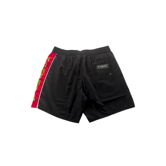Iceberg Black Polyester Swimwear