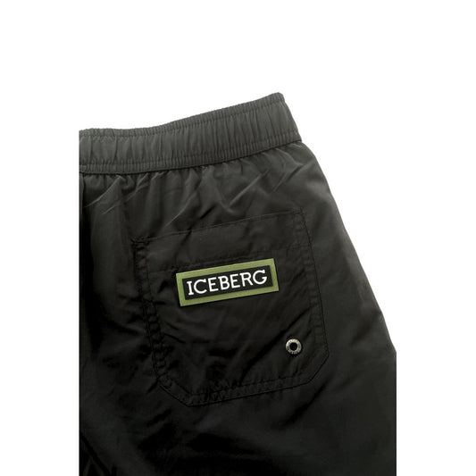 Iceberg Black Polyester Swimwear