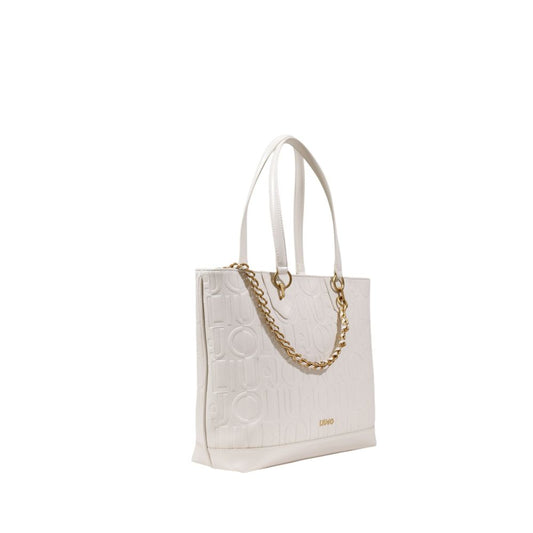 Liu Jo Cream Polyethylene Handbag
