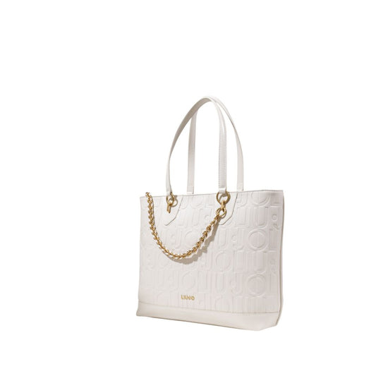 Liu Jo Cream Polyethylene Handbag