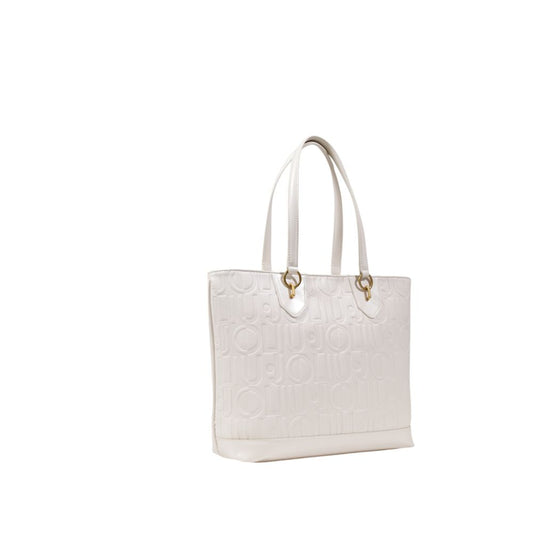 Liu Jo Cream Polyethylene Handbag