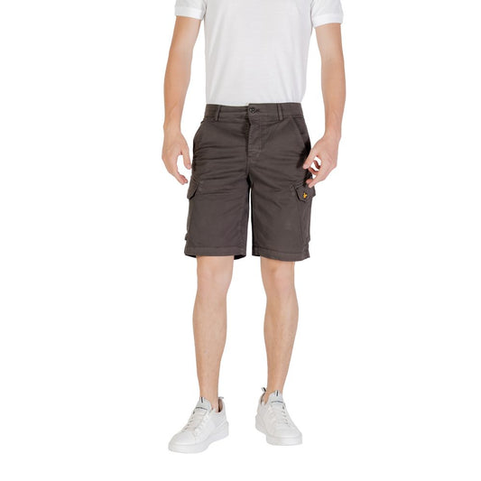 Lyle & Scott Gray Cotton Short