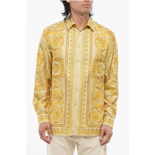 Versace Gold Silk Shirt