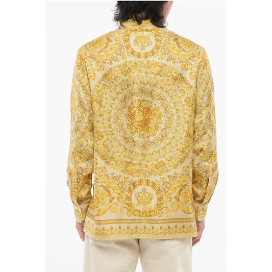 Versace Gold Silk Shirt