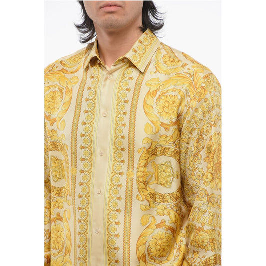 Versace Gold Silk Shirt