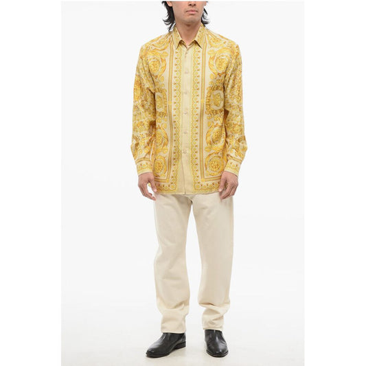 Versace Gold Silk Shirt