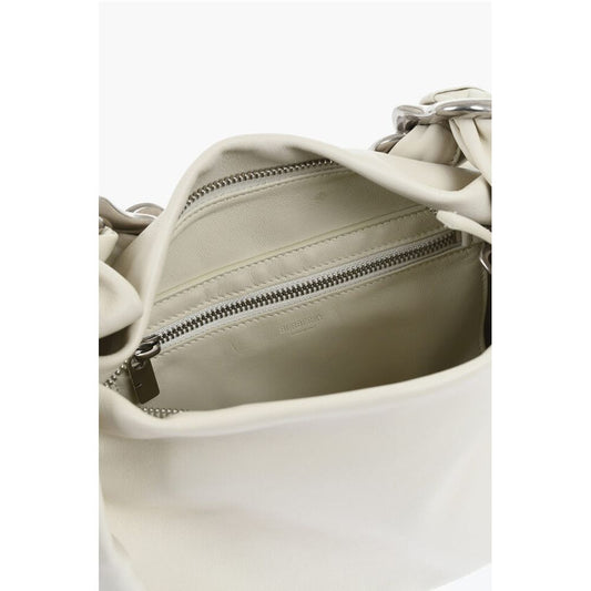 Burberry Leather Shoulder Bag With Chain