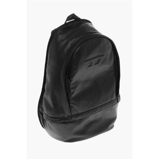 Diesel Solid Color Leather and Fabric RAVE Backpack