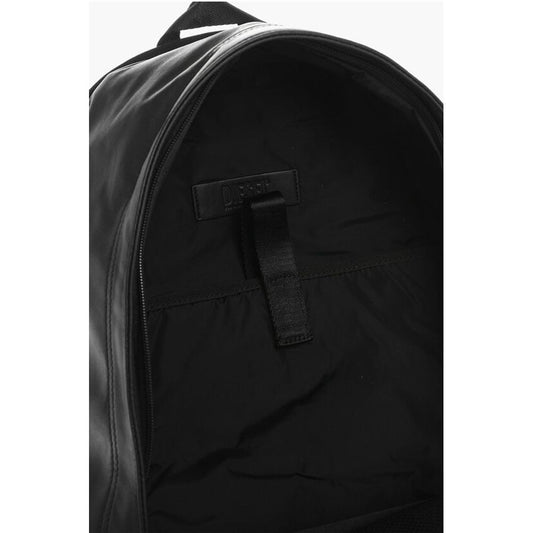 Diesel Solid Color Leather and Fabric RAVE Backpack