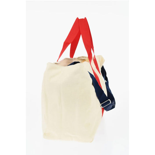 Woolrich Canvas Tote Bag with Tape Handles and Adjustable Shoulder St