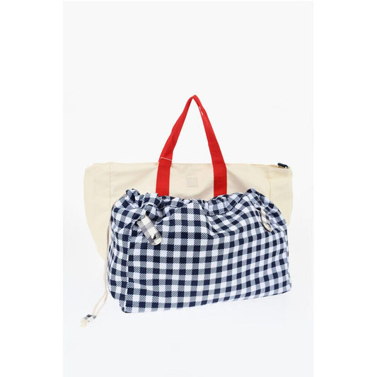 Woolrich Canvas Tote Bag with Tape Handles and Adjustable Shoulder St