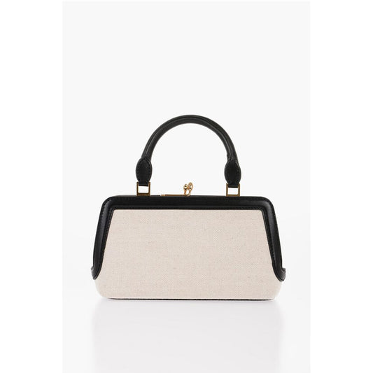 Jil Sander Canvas Minibag with Removable Shoulder Strap