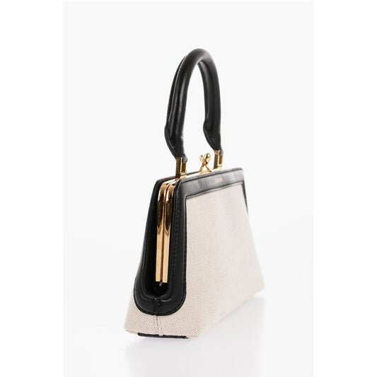 Jil Sander Canvas Minibag with Removable Shoulder Strap