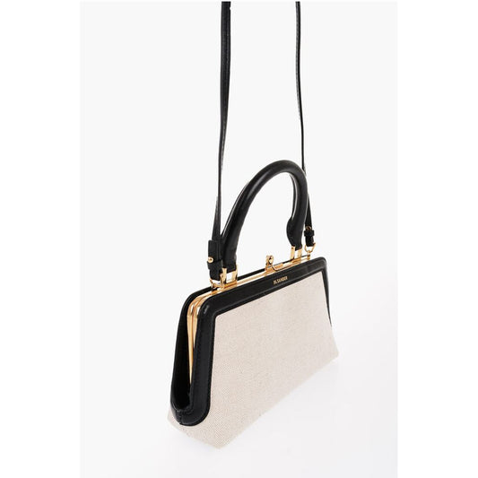 Jil Sander Canvas Minibag with Removable Shoulder Strap