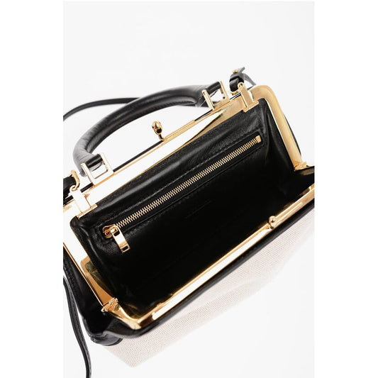 Jil Sander Canvas Minibag with Removable Shoulder Strap