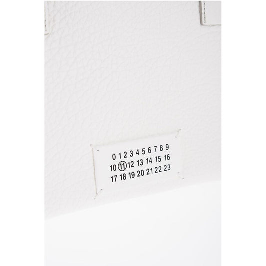 Maison Margiela MM11 Textured Leather Hand Bag with Removable Shoulder Strap
