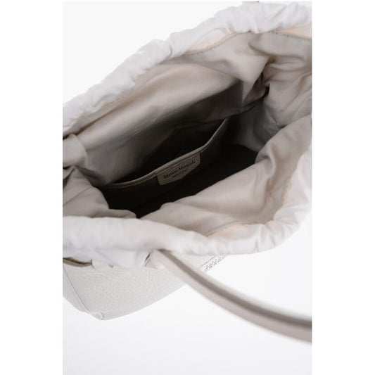 Maison Margiela MM11 Textured Leather Hand Bag with Removable Shoulder Strap