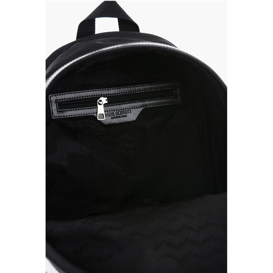 Neil Barrett Fabric FAIR-ISLE THUNDERBOLT Backpack