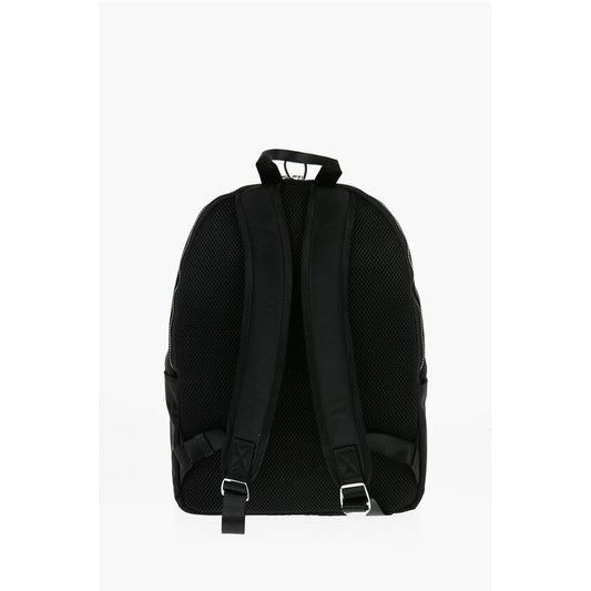 Versace JEANS COUTURE Solid Color Nylon Backpack with Logoed Detail