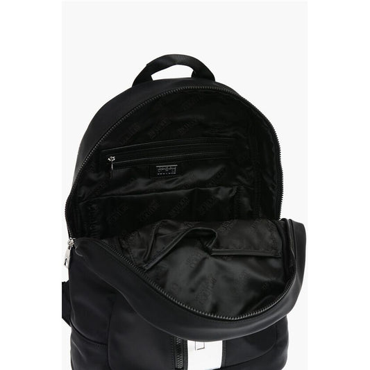 Versace JEANS COUTURE Nylon Backpack with Contrasting Logoed Detail