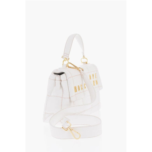 Moschino LOVE Quilted Faux Leather Bag with Golden Logo
