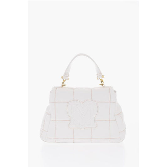 Moschino LOVE Quilted Faux Leather Bag with Golden Logo
