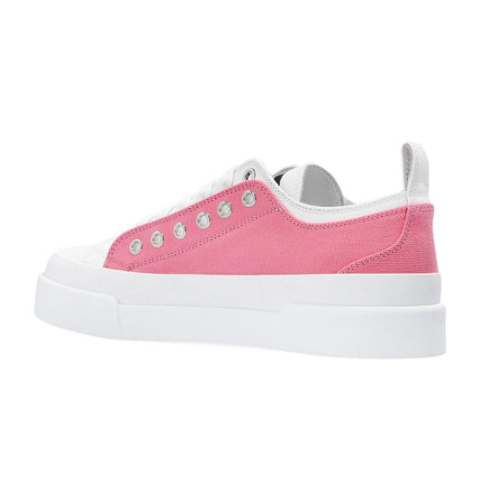 Dolce & Gabbana Pink Cotton Sneaker