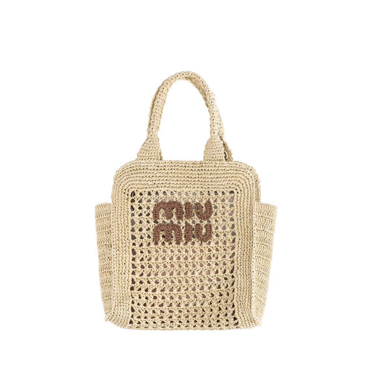 Miu Miu Raffia Handbag