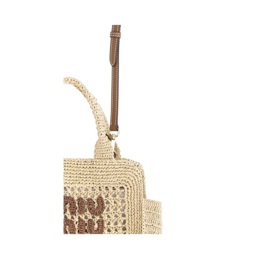 Miu Miu Raffia Handbag