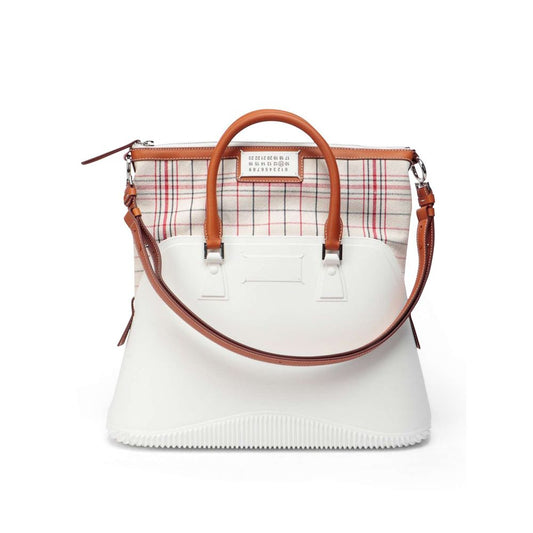 Maison Margiela White Cotton Handbag