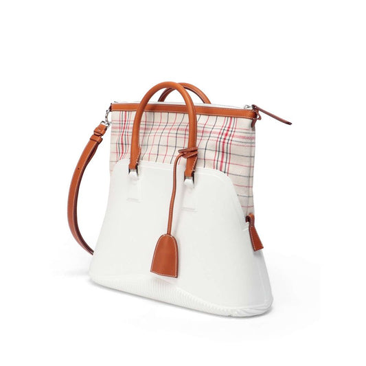 Maison Margiela White Cotton Handbag
