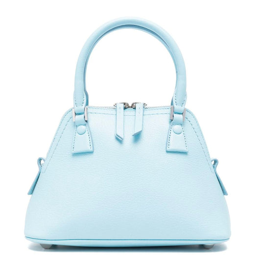 Maison Margiela Blue Leather Handbag